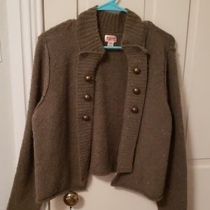 Super soft military style sweater